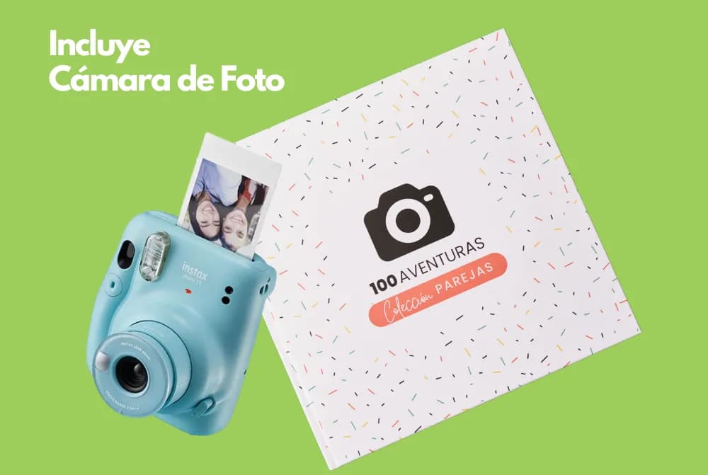 100 Aventuras Parejas + Cámara de Fotos
