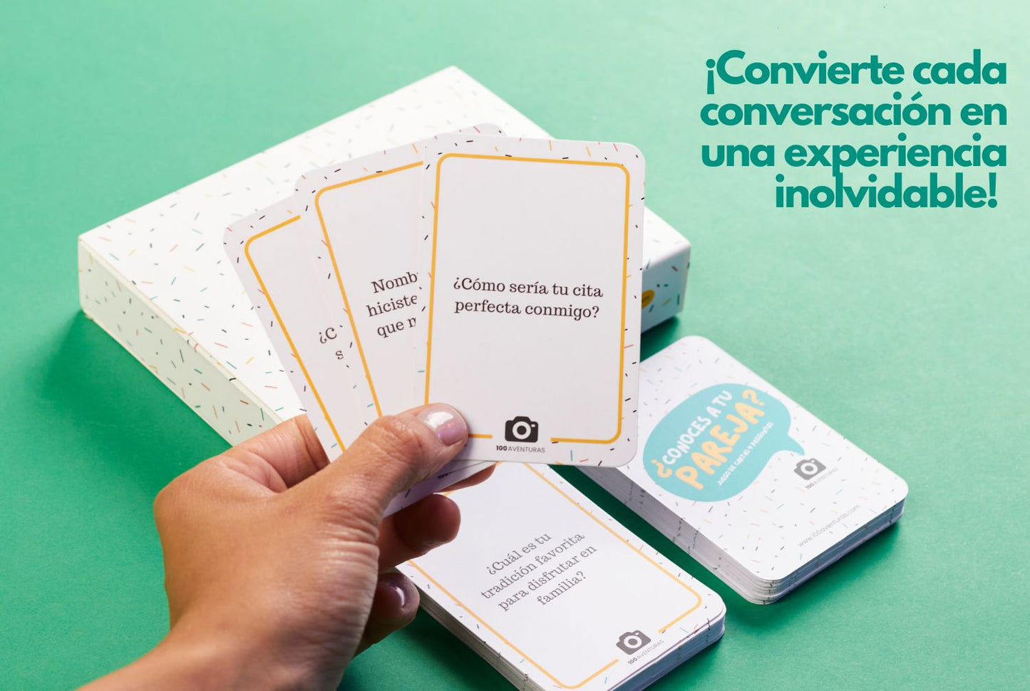 Pack de Conexión Profunda: Álbum 100 Aventuras y Cartas para Parejas